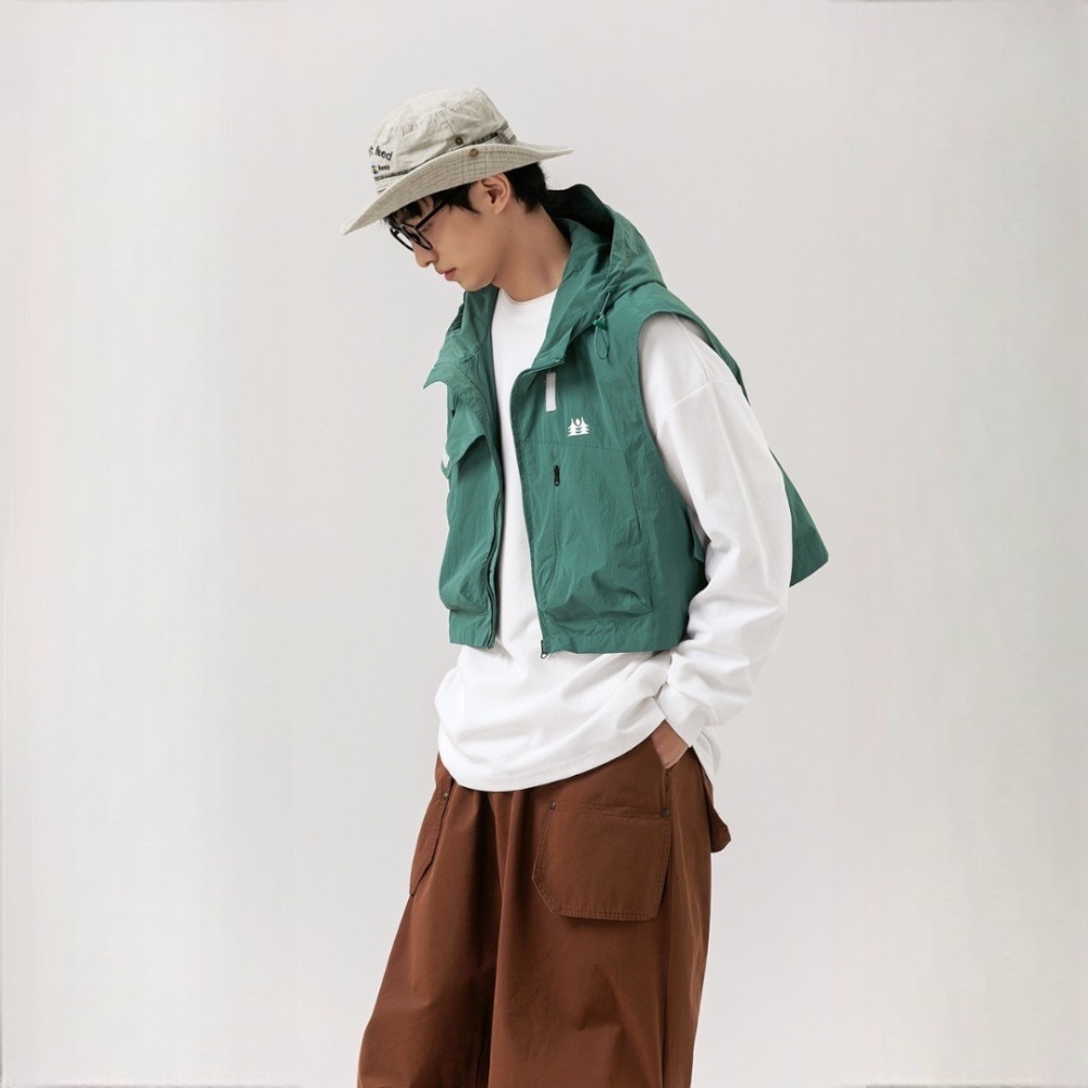 MUTTER｜山系 戶外 釣魚 防潑水 短款 機能馬甲 工裝背心-細節圖5