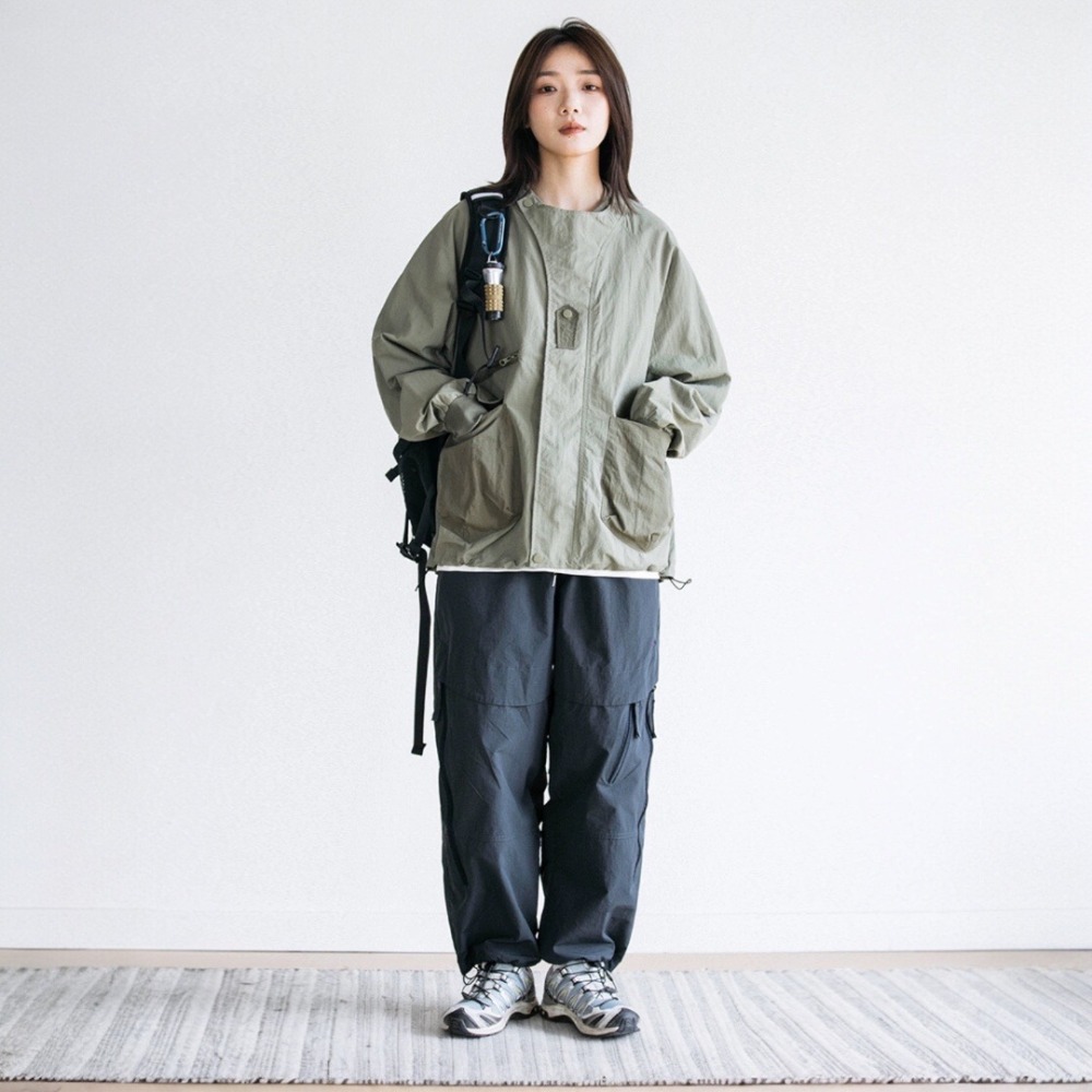 MUTTER｜日系 機能 戶外 多口袋 復古圓領 夾克 工裝外套-細節圖4