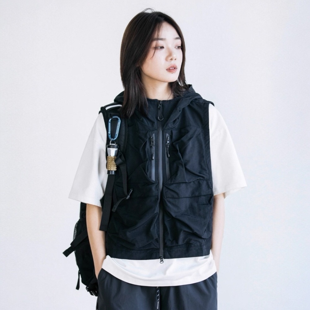 MUTTER｜山系 戶外 多口袋 防潑水 機能馬甲 工裝背心 工裝馬甲-細節圖3