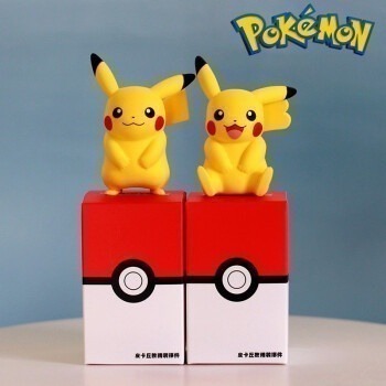 【喵喵屋|24H出貨】寶可夢 皮卡丘 精裝 情侶款 男女 汽車擺飾 公仔 生日 蛋糕 情侶禮物 聖誕 學生 獎勵-細節圖3