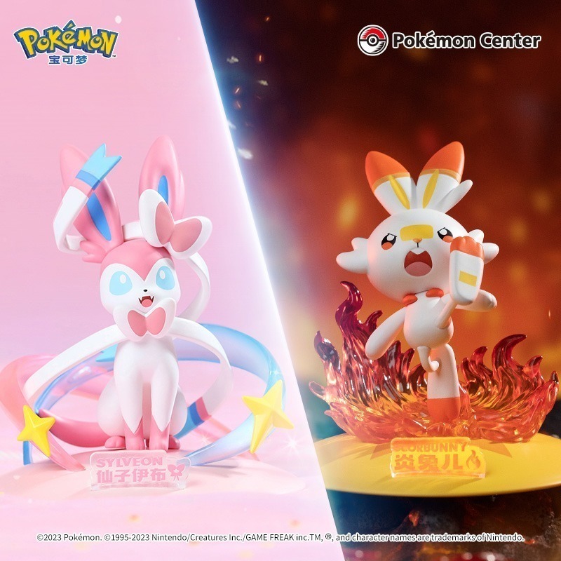 正版 玩樂主義 特效公仔 寶可夢 皮卡丘 仙子伊布 耿鬼 炎兔兒 甲賀忍蛙 路卡利歐 神奇寶貝 生日 擺件 禮物-細節圖5