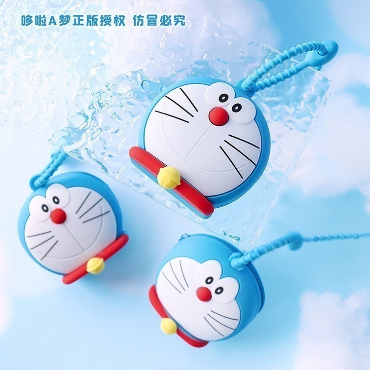 【喵喵屋|24H出貨】哆啦A夢 零錢包 掛件 吊飾 小叮噹 錢包 背包 公仔 生日 鑰匙圈 硬幣包 收納包-細節圖5