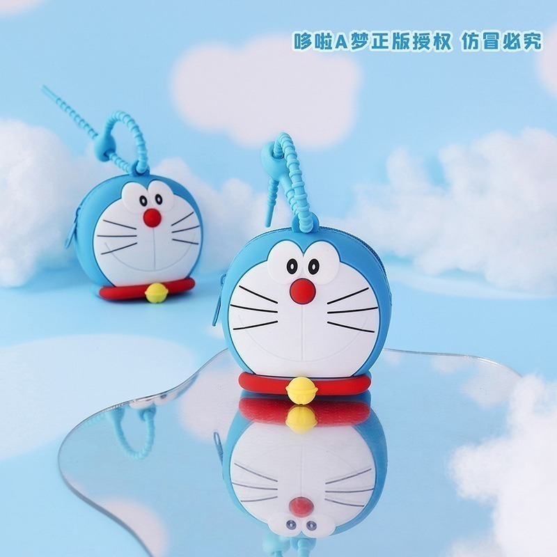 【喵喵屋|24H出貨】哆啦A夢 零錢包 掛件 吊飾 小叮噹 錢包 背包 公仔 生日 鑰匙圈 硬幣包 收納包-細節圖7