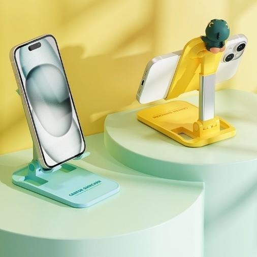 【喵喵屋|24H出貨】蠟筆小新 可摺疊伸縮  可當平板支架 電腦支架 公仔 生日 追劇幫手 情侶 禮物 懶人支架-細節圖8