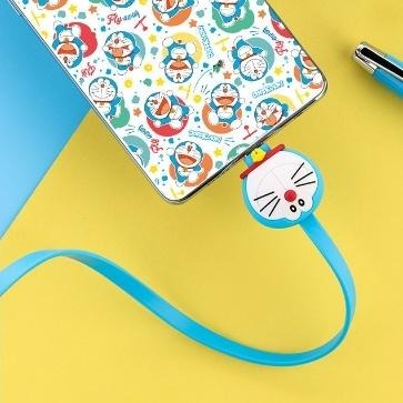 【喵喵屋|24H出貨】哆啦A夢 快充數據線 哆啦美 小叮噹 usb 車用 tpc 充電線 傳輸線 轉Lightning-細節圖7