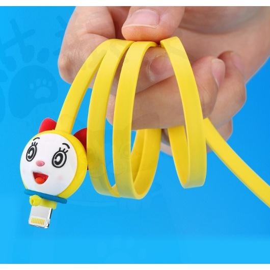 【喵喵屋|24H出貨】哆啦A夢 快充數據線 哆啦美 小叮噹 usb 車用 tpc 充電線 傳輸線 轉Lightning-細節圖8
