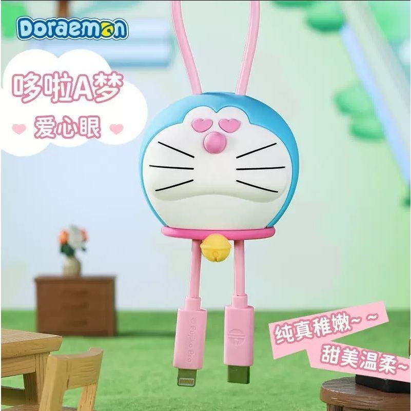 【喵喵屋|24H出貨】哆啦A夢 公仔充電線 快充100W Typec轉Typec 數據線 卡通 快充線 送禮 生日-細節圖5