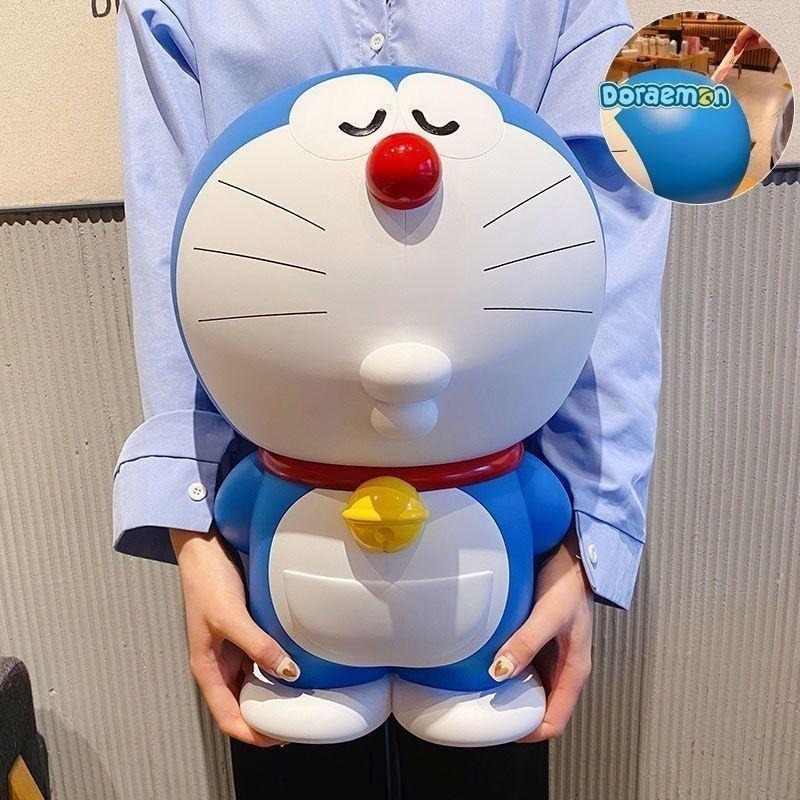 【喵喵屋|24H出貨+送哆啦鑰匙圈】全系列 財神 招財貓 銅鑼燒 存錢罐 撲滿 存錢筒 哆啦A夢 小叮噹 大容量 公仔-細節圖2