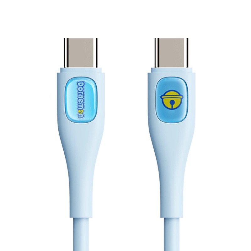 正版 哆啦A夢 雙頭快充線 小叮噹 充電線 數據線 傳輸線  type-c USB Lightning 手機 電腦 送禮-規格圖9