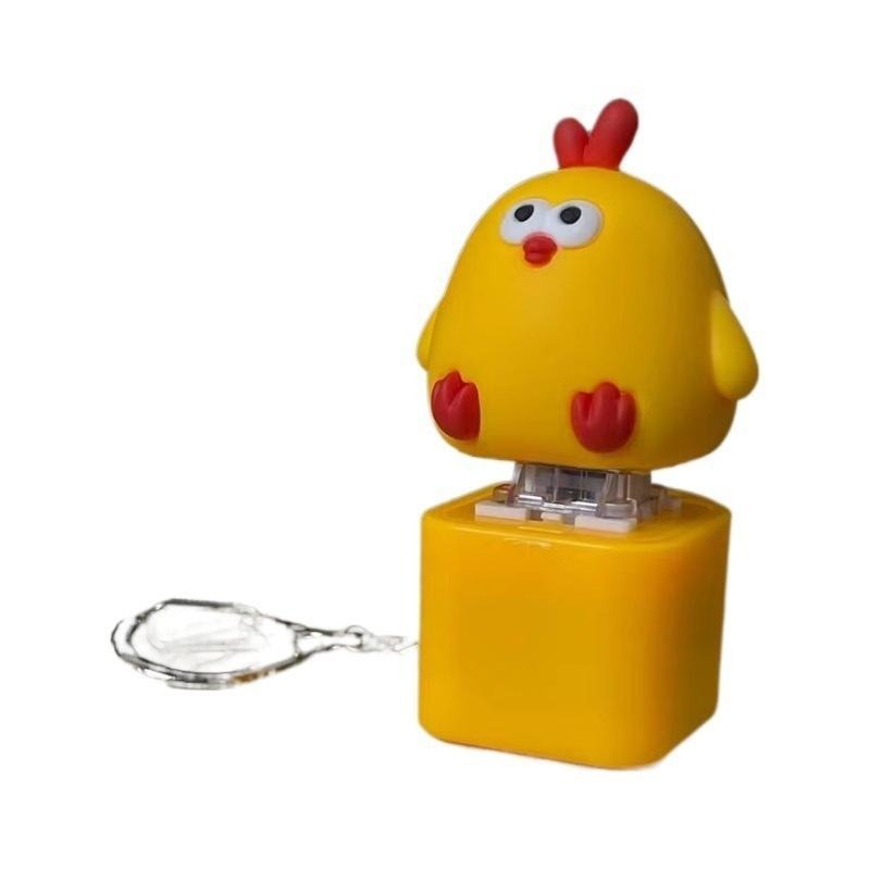 台灣現貨促銷 音效按鍵 功德按鍵 功德+1 木魚按鍵 自帶音效 小廢物 吊飾 鍵帽 蘑菇 缽缽雞 龍珠 發光小新屁屁-細節圖2