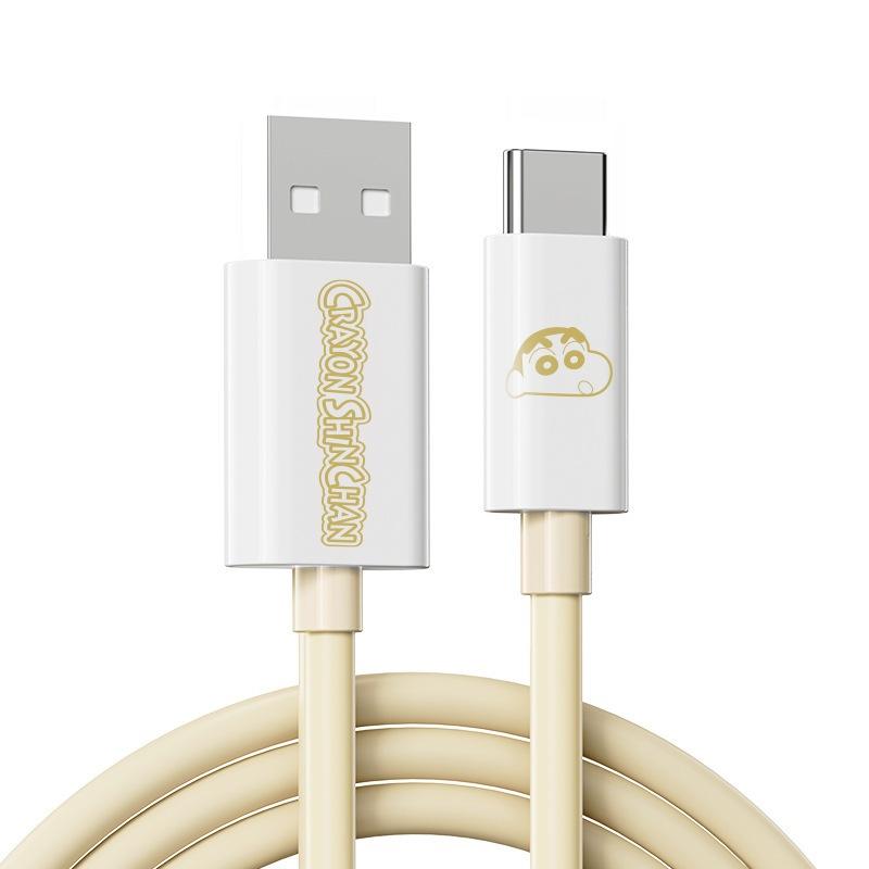 正版 蠟筆小新 快充線 PD 100W 快充 數據線 手機 平板 type-c 轉 Lightning 充電線-細節圖2