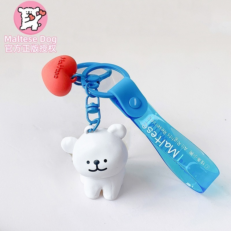 【喵喵屋|24H出貨】線條小狗 全系列 公仔 鑰匙圈 翻頁動畫機 送你小心心 翻轉 掛飾 鑰匙扣 線條狗 可愛小狗-規格圖9