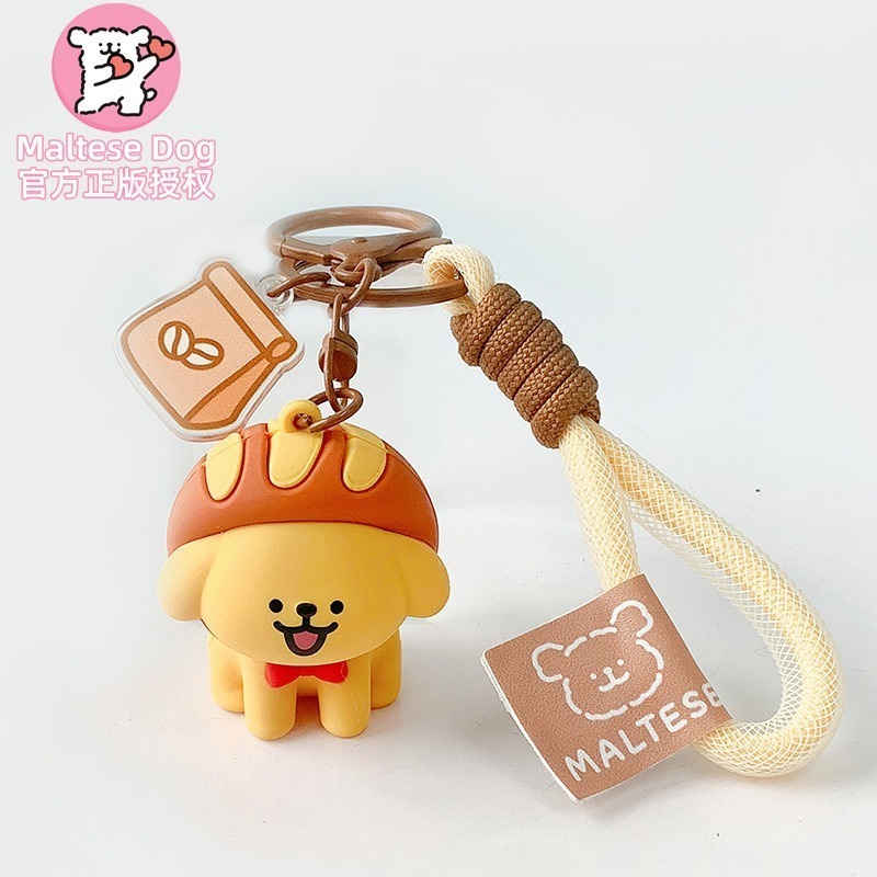 【喵喵屋|24H出貨】線條小狗 全系列 公仔 鑰匙圈 翻頁動畫機 送你小心心 翻轉 掛飾 鑰匙扣 線條狗 可愛小狗-規格圖9