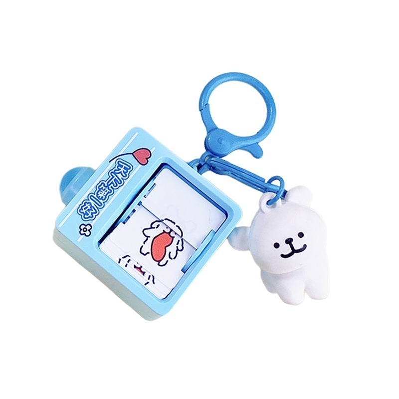 【喵喵屋|24H出貨】線條小狗 全系列 公仔 鑰匙圈 翻頁動畫機 送你小心心 翻轉 掛飾 鑰匙扣 線條狗 可愛小狗-規格圖9