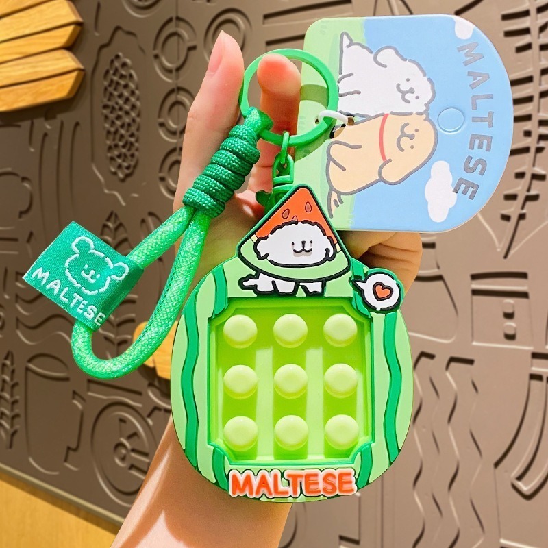 【喵喵屋|24H出貨】線條小狗 全系列 公仔 鑰匙圈 翻頁動畫機 送你小心心 翻轉 掛飾 鑰匙扣 線條狗 可愛小狗-規格圖9