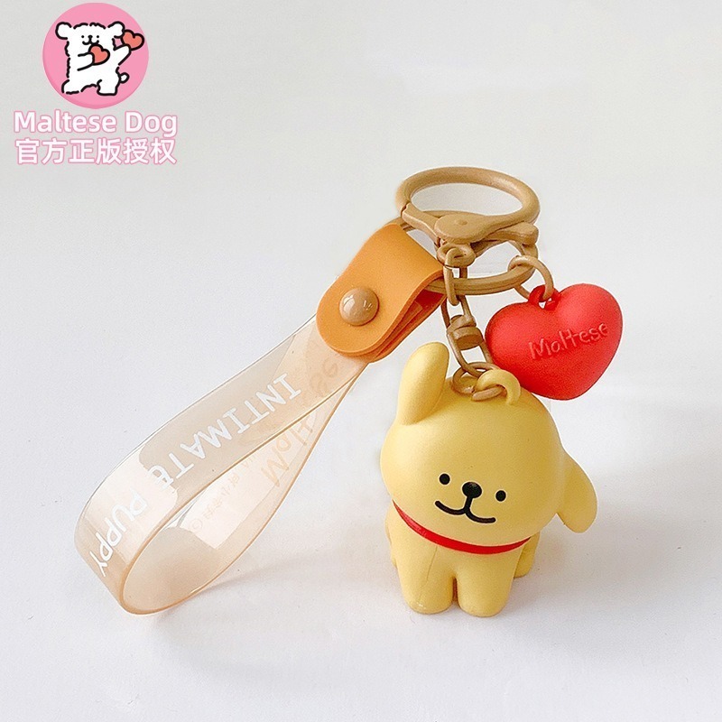 【喵喵屋|24H出貨】線條小狗 全系列 公仔 鑰匙圈 翻頁動畫機 送你小心心 翻轉 掛飾 鑰匙扣 線條狗 可愛小狗-規格圖9