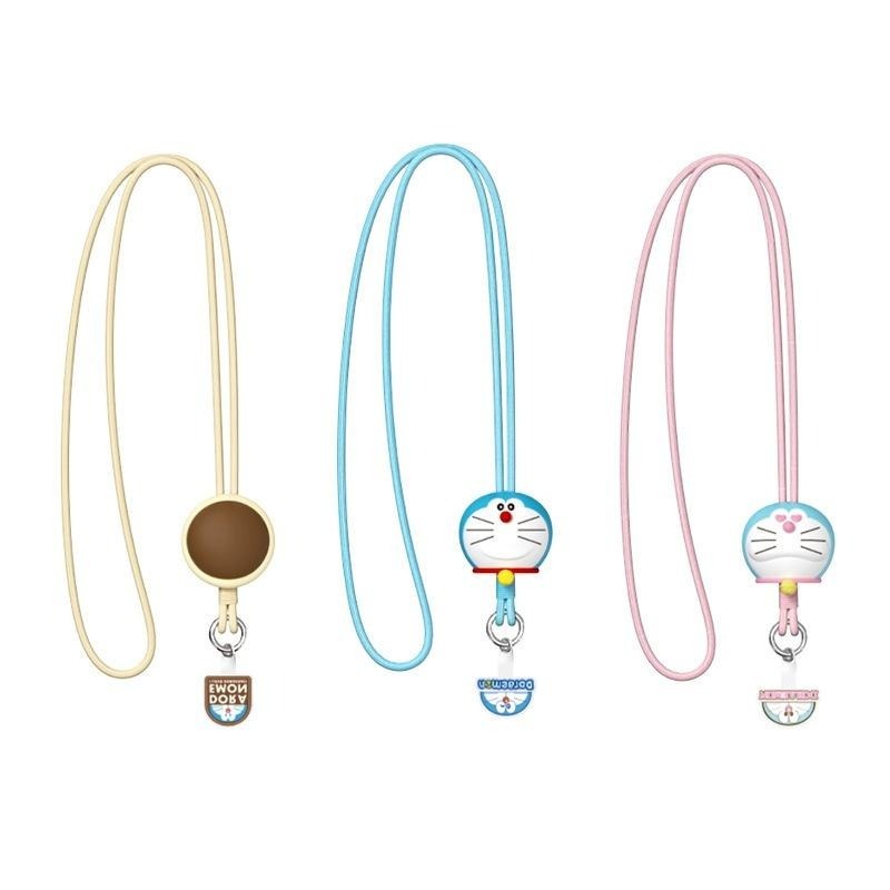 【喵喵屋|24H出貨】哆啦A夢 公仔 手機掛繩 手機殼掛繩夾片 防丟繩 斜背 手機配件 掛繩 手機背帶 禮物 生日-細節圖4