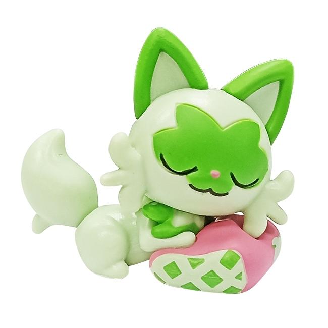 正版 T-ARTS 轉蛋 扭蛋 寶可夢放輕鬆公仔P3  放鬆 新葉喵 波加曼 全4款 擺件 療癒小物 擺設-細節圖3