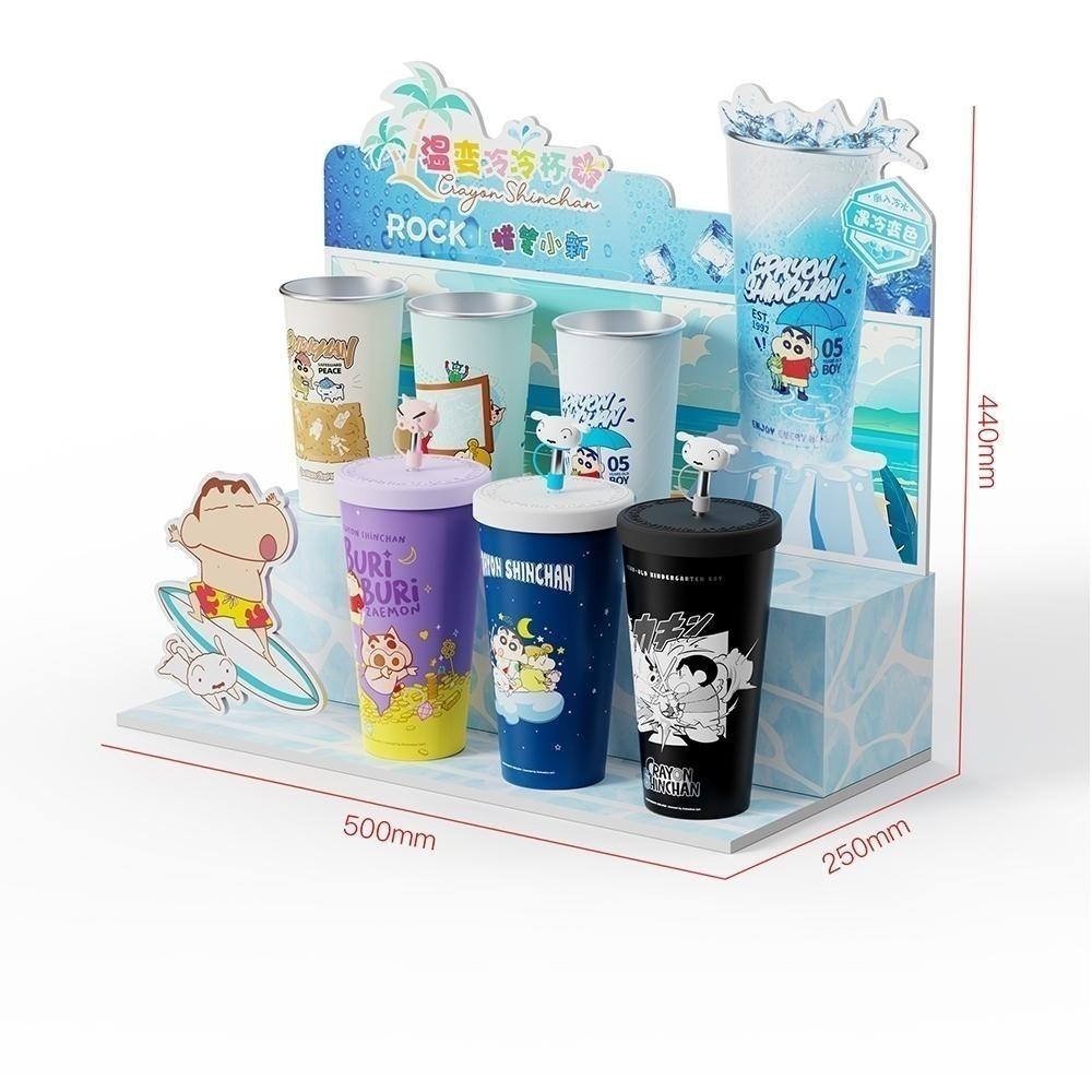 【喵喵屋|24H出貨】蠟筆小新 冷冷杯 溫變 變色水杯 奶茶杯 環保杯 隨行杯 冰霸杯 吸管杯 動感新生活 睡衣小新-細節圖9