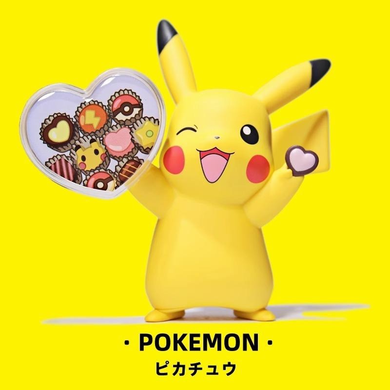 正版 Pokemon 寶可夢 萌萌罐 皮卡丘手辦 寵物小精靈 神奇寶貝公仔 盲盒 禮物 筆筒 貼紙 蛋糕 擺件-細節圖2