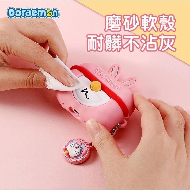 【喵喵屋|送透明殼】哆啦A夢 百寶袋 蘋果耳機保護殼 AirPods Pro 2/AirPods 3 4保護套-細節圖3