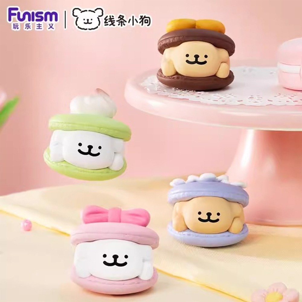 【喵喵屋|24H出貨】玩樂主義 線條小狗 甜點屋系列 盲盒 萌粒 甜點 甜品屋 公仔 盲抽 一顆3個  一中盒6顆-細節圖7
