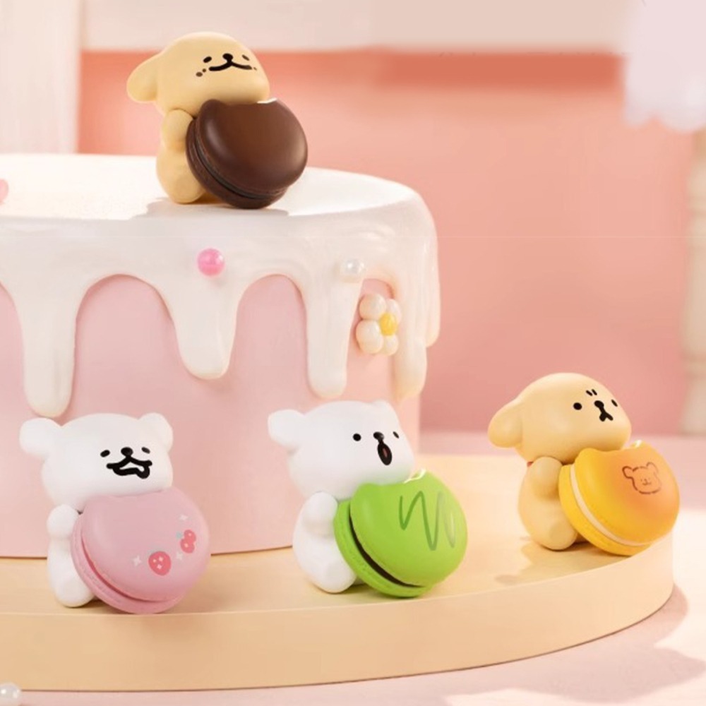 【喵喵屋|24H出貨】玩樂主義 線條小狗 甜點屋系列 盲盒 萌粒 甜點 甜品屋 公仔 盲抽 一顆3個  一中盒6顆-細節圖9