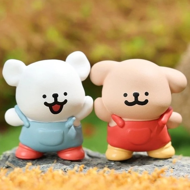 【喵喵屋|24H出貨】 線條小狗 快樂農場系列 盲袋 萌粒 線條小狗 農場 盲盒 盒抽 一袋5顆 一中盒12入-細節圖6