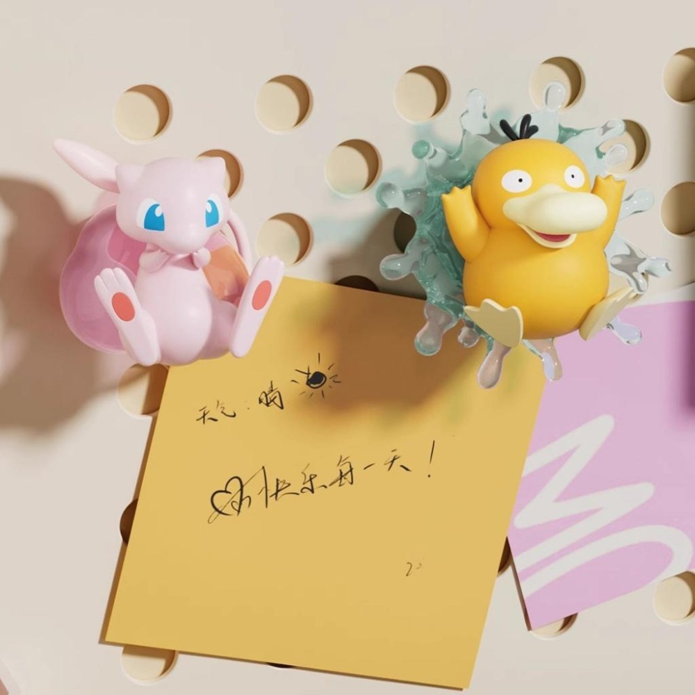 【喵喵屋|24H出貨】寶可夢 立體磁吸冰箱貼 立體冰箱貼 磁鐵 強力磁吸 可達鴨 夢幻 耿鬼 皮卡丘-細節圖6