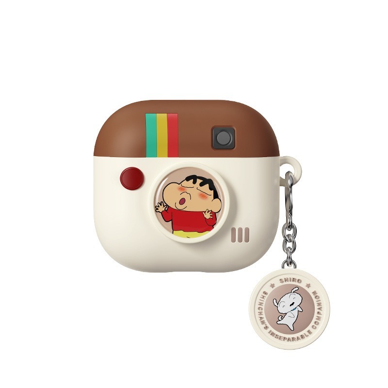 【喵喵屋|24H出貨】哆啦A夢 蠟筆小新 AirPods 4 復古相機硅膠耳機殼 耳機套 耳機保護套 可水洗硅膠-規格圖9