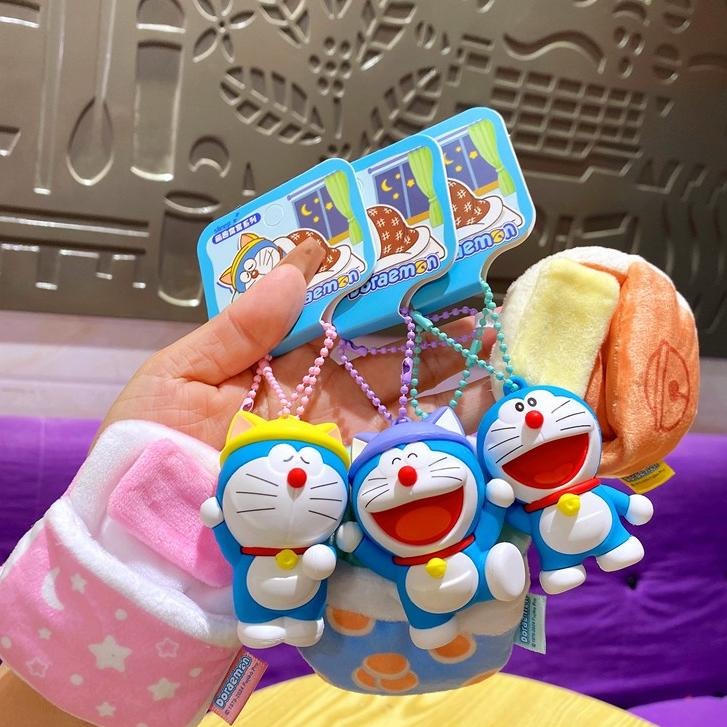 【喵喵屋|24H出貨】正版 現貨 哆啦A夢 好眠睡袋系列 鑰匙圈 睡袋 掛飾 銅鑼燒 聖誕禮物 交換禮物 送禮-細節圖4