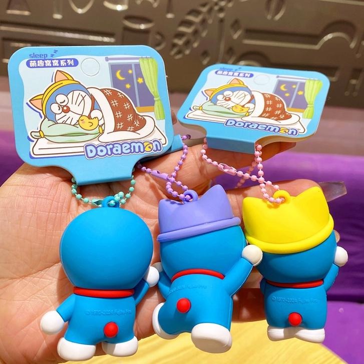 【喵喵屋|24H出貨】正版 現貨 哆啦A夢 好眠睡袋系列 鑰匙圈 睡袋 掛飾 銅鑼燒 聖誕禮物 交換禮物 送禮-細節圖5