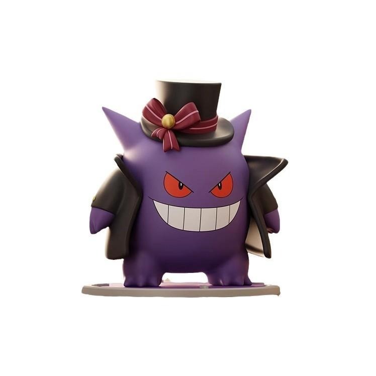 24H出貨) 正版 寶可夢大集結 公仔  禮服造型 耿鬼 皮卡丘 捷拉奥拉 路卡利歐 月亮伊布 擺件 擺飾 禮物-細節圖2