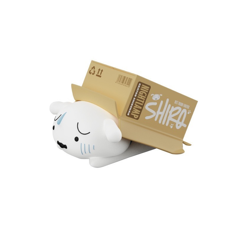 【喵喵屋|24H出貨】蠟筆小新拍拍燈 小新 小白 小夜燈 床頭燈 捏捏燈 解壓 送禮 蠟筆小新床頭燈 護眼 拍拍燈-規格圖10