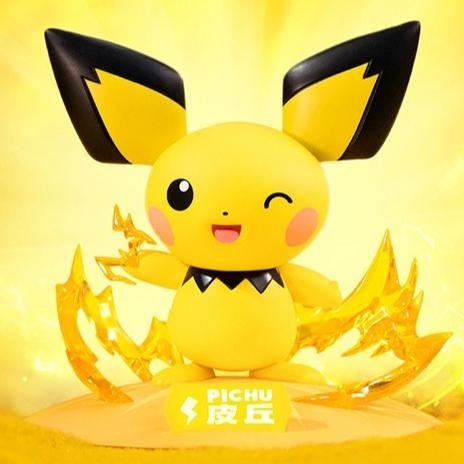 【喵喵屋|24H出貨】寶可夢 玩樂主義 特效公仔 小尺寸 布撥 皮丘 公仔 擺件 擺飾 禮物 生日 交換禮物 兒童節-細節圖5