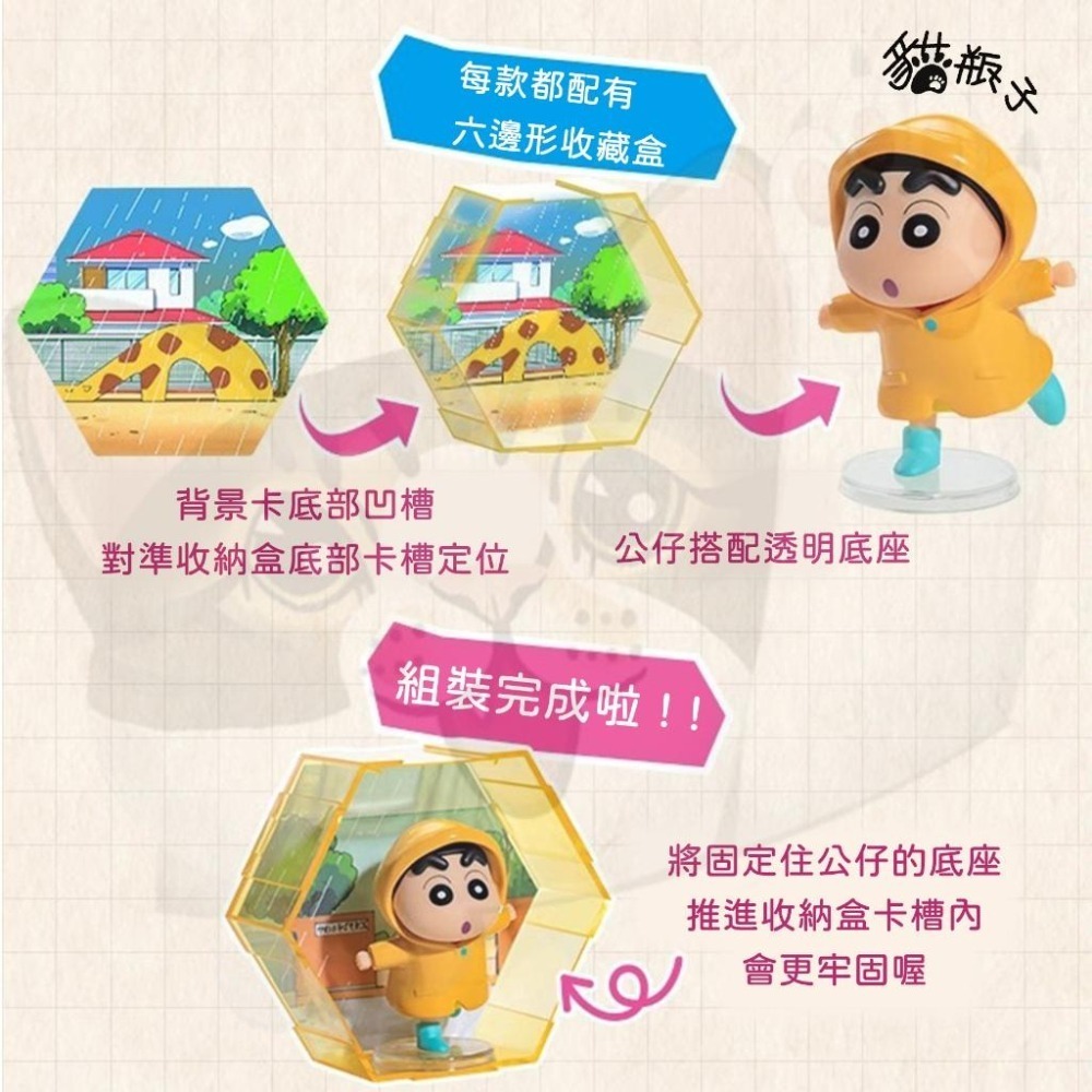 【喵喵屋|24H出貨】蠟筆小新 趣味666系列 盲盒 擺件 可挑款 小新 趣味 公仔 模型 盲盒 盲抽 一中盒6入-細節圖3