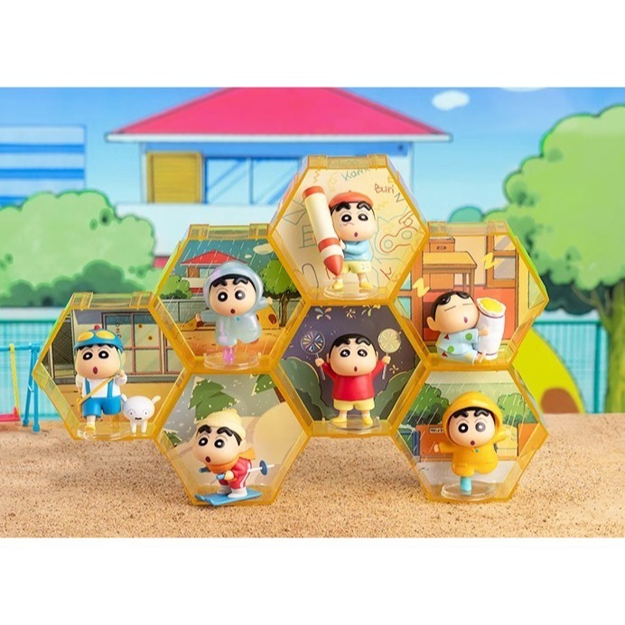 【喵喵屋|24H出貨】蠟筆小新 趣味666系列 盲盒 擺件 可挑款 小新 趣味 公仔 模型 盲盒 盲抽 一中盒6入-規格圖9