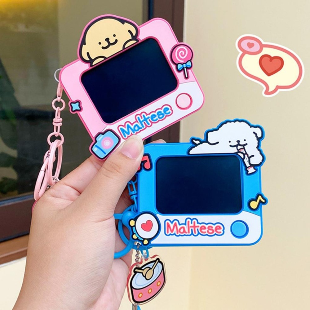 【喵喵屋|24H出貨】正版 線條小狗 畫板系列 掛件 鑰匙扣 背包掛件 可重複書寫 掛飾 吊飾 情侶 送禮 生日-細節圖5