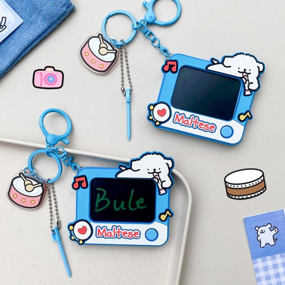 【喵喵屋|24H出貨】正版 線條小狗 畫板系列 掛件 鑰匙扣 背包掛件 可重複書寫 掛飾 吊飾 情侶 送禮 生日-細節圖6