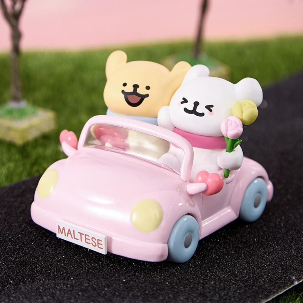 【喵喵屋|24H出貨】PLZDOT 線條小狗 Maltese 歡樂郊遊系列 盲盒 公仔 擺件 可愛禮物 生日 送禮-細節圖9