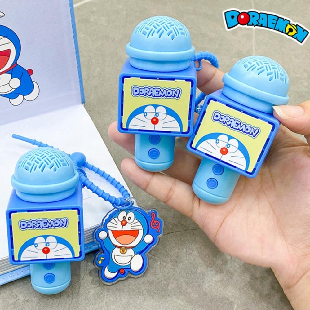 【喵喵屋|24H出貨】哆啦A夢. 麥克風系列 掛件 麥克風 可錄音 可變聲 造型吊飾 掛飾 包包掛件 送禮 生日-細節圖7