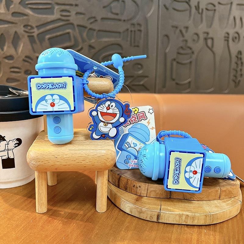 【喵喵屋|24H出貨】哆啦A夢. 麥克風系列 掛件 麥克風 可錄音 可變聲 造型吊飾 掛飾 包包掛件 送禮 生日-細節圖9