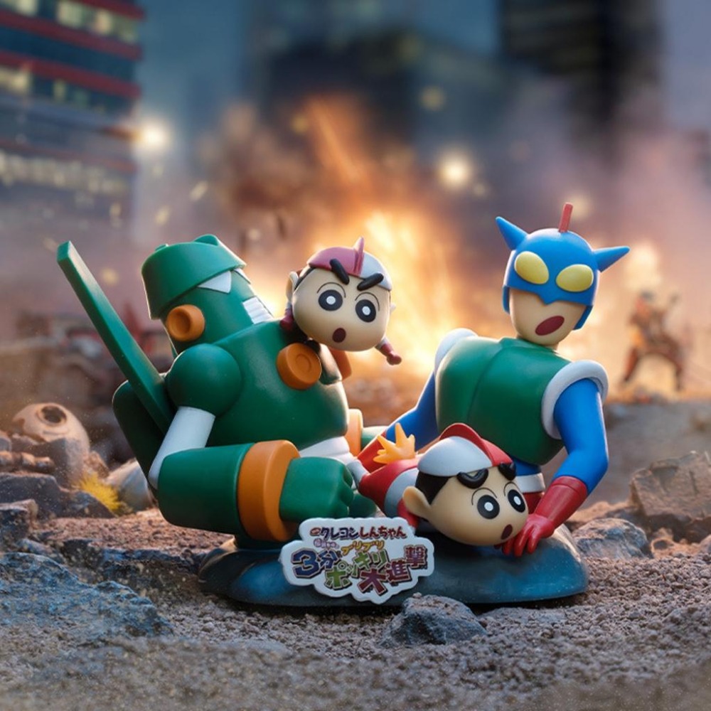 【喵喵屋|24H出貨】52TOYS 蠟筆小新大電影名場面系列盲盒 蠟筆小新 動感超人 盲盒 盒抽 一中盒6入-細節圖8