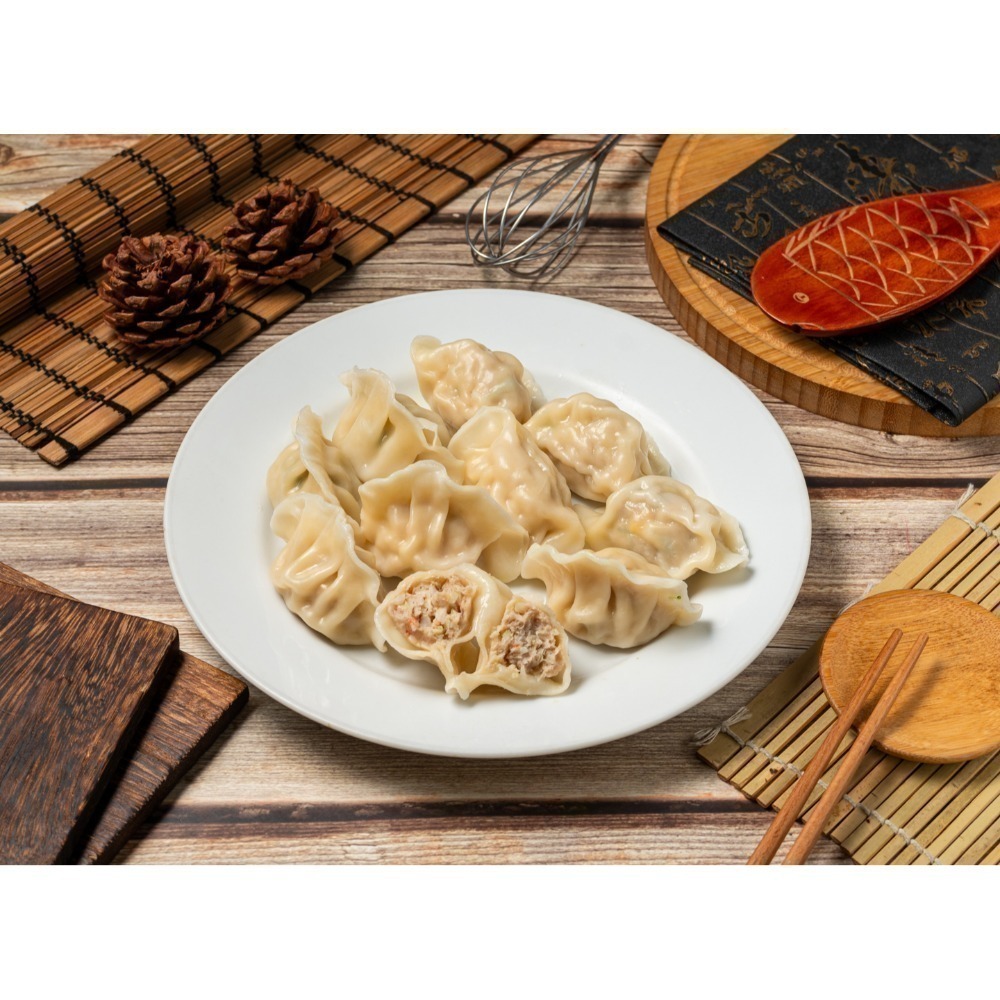 [畢老爺]雞腿肉水餃670g/包-24顆(無豬肉豬油成份)-規格圖1