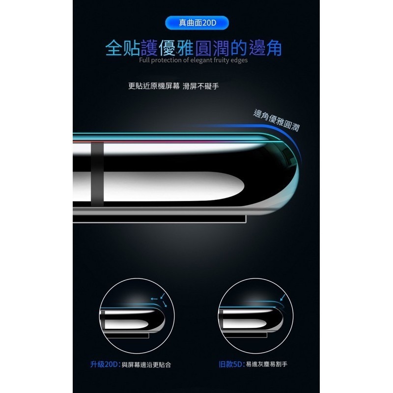 iPhone 頂級滿版 20D 鋼化玻璃 保護貼 玻璃貼 保護貼 用於 iphone14 13 12 11 SE3-細節圖4