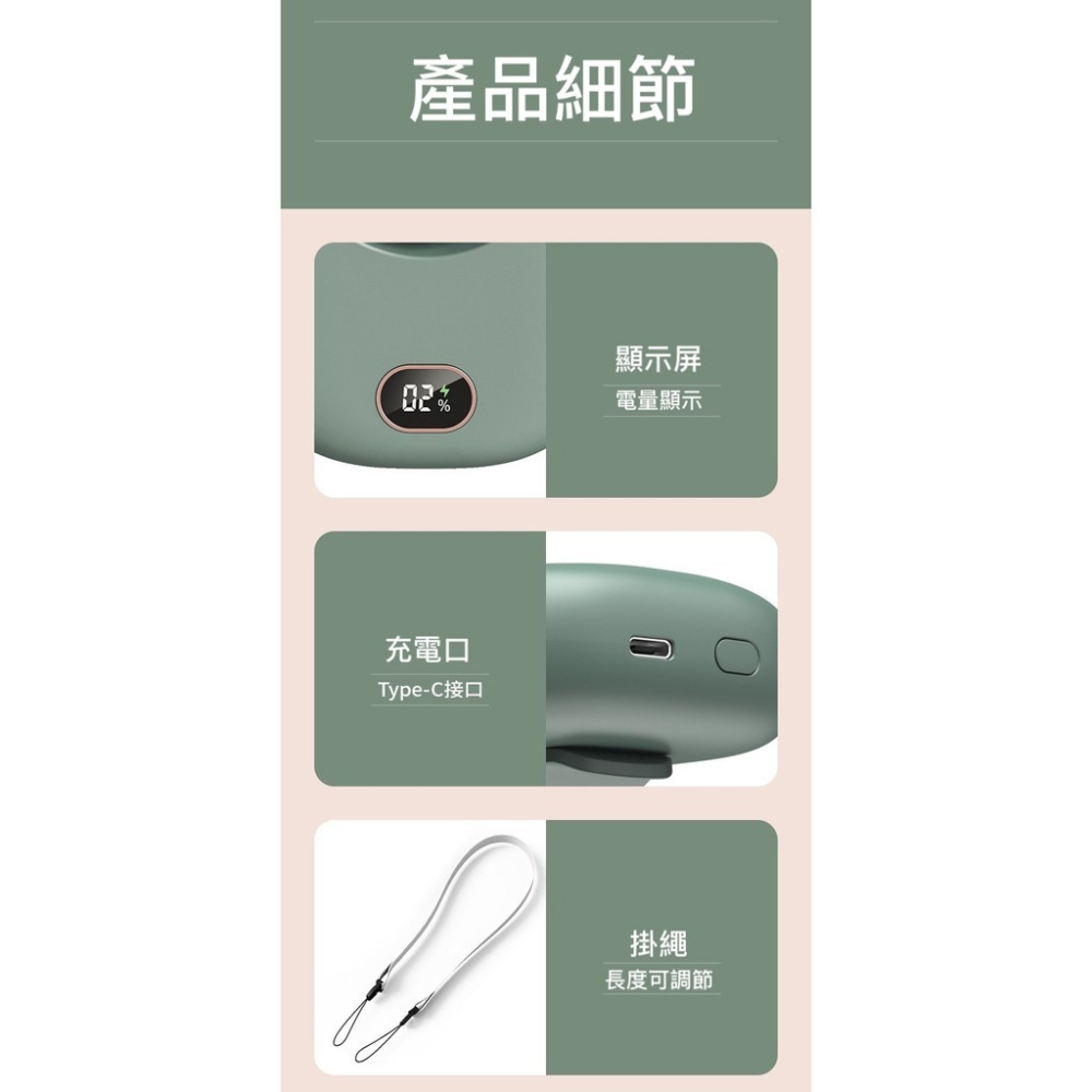 夢樂園3c 液晶顯示 折疊桌上 迷你掛脖風扇 掛脖 風扇 USB風扇 手持風扇掛扇 夏天風扇 隨身風扇 手持扇 電扇-細節圖6