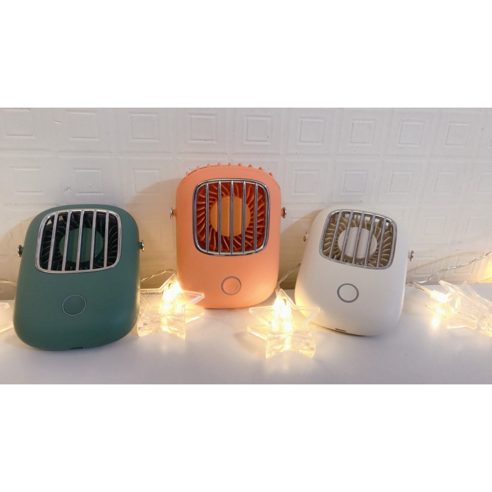 夢樂園3c【原廠正版貨】 迷你復古掛脖風扇 折疊桌上 掛脖 文青 風扇 USB風扇 手持風扇 桌扇 夏天風扇 隨身風扇-細節圖5