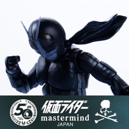 Mastermind JAPAN x KAMEN RIDER 50th真骨彫製法 假面騎士 新1號 黑一號 SHF