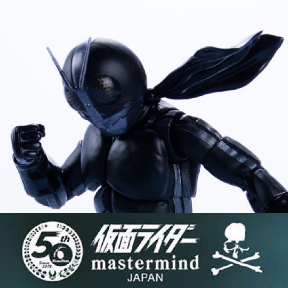 Mastermind JAPAN x KAMEN RIDER 50th真骨彫製法假面騎士新1號黑一號