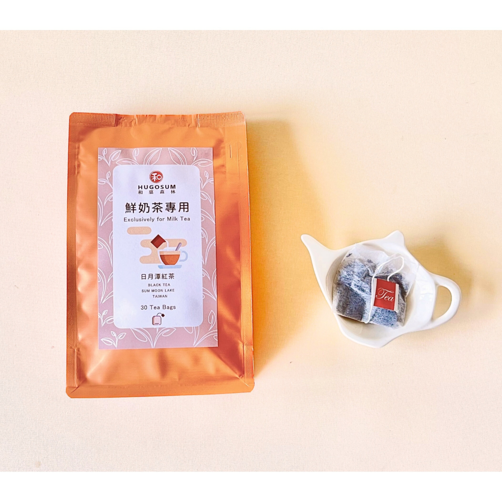 【HUGOSUM】日月潭紅茶 【鮮奶茶專用】重焙紅茶茶包 30入-細節圖2